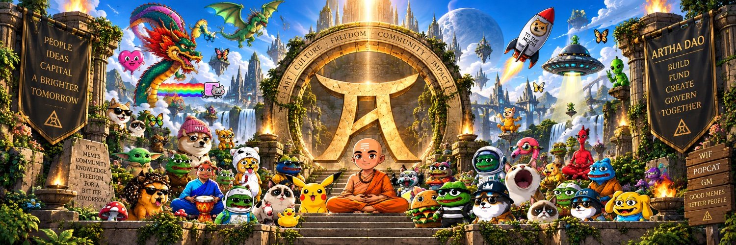 Artha DAO Celestial Temple Banner